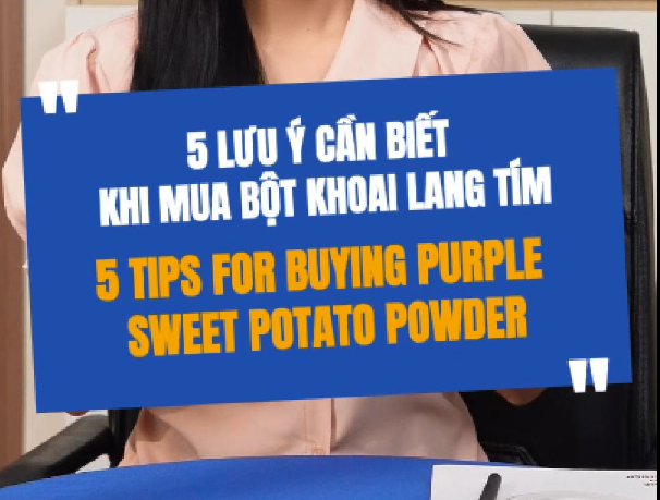 5 Key Things to Know When Buying Purple Sweet Potato Powder