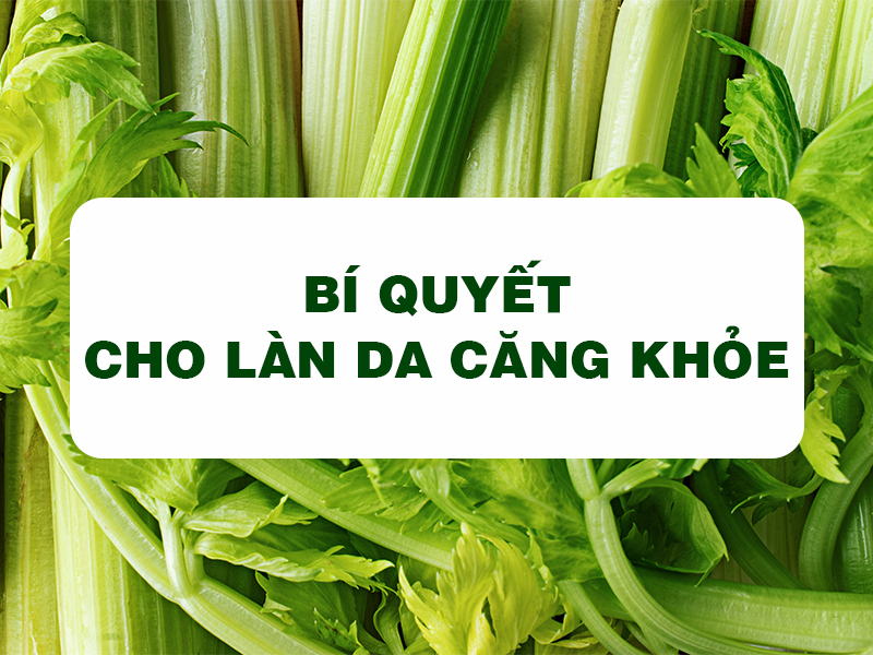 Bột Cần Tây Goce - Bí quyết cho làn da căng khỏe