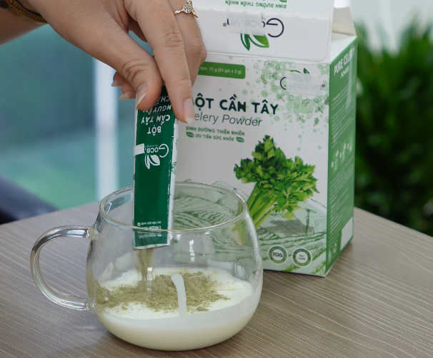 Goce Celery Powder - Celery Powder Mixed with Yogurt, A Surprisingly Healthy Treat!