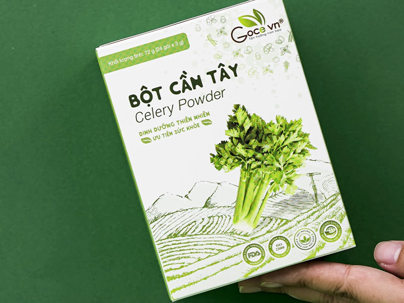 Bột Cần Tây Goce - Feedback của khách hàng