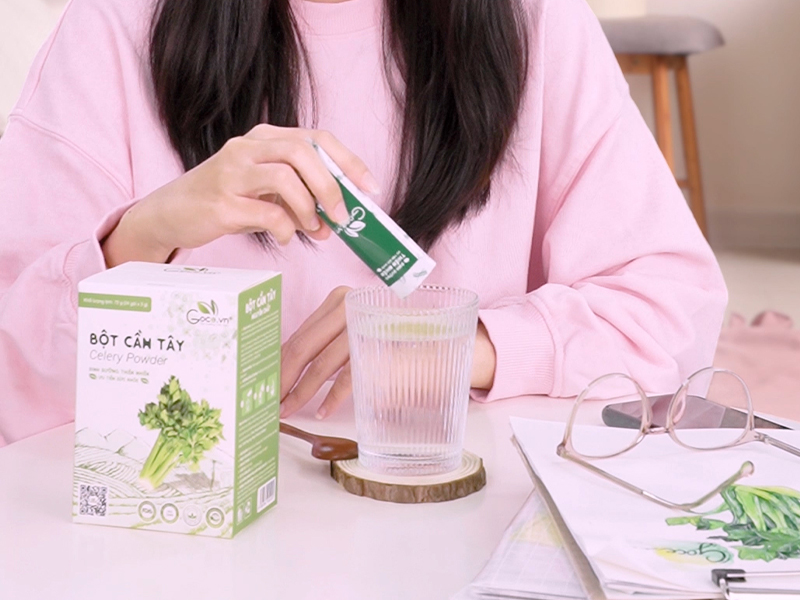Bột Cần Tây Goce - Giúp làm thon gọn vóc dáng 