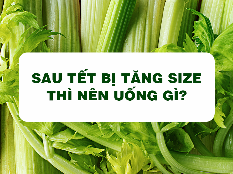 Goce Celery Powder - What to drink after the Lunar New Year weight gain?