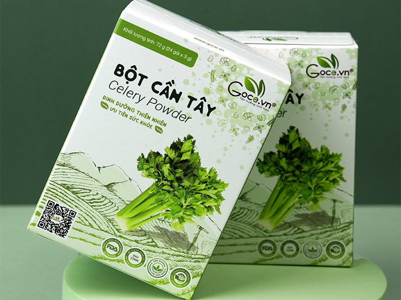 Bột Cần Tây Goce - Tăng tốc về dáng với bột cần tây
