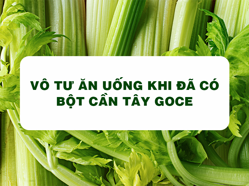Goce Celery Powder - Eat carefreely with Goce celery powder