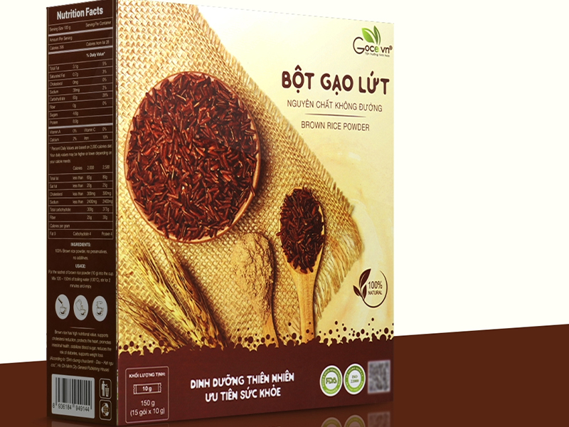 Bột Gạo Lứt Goce - Có gì bên trong sản phẩm bột gạo lứt 