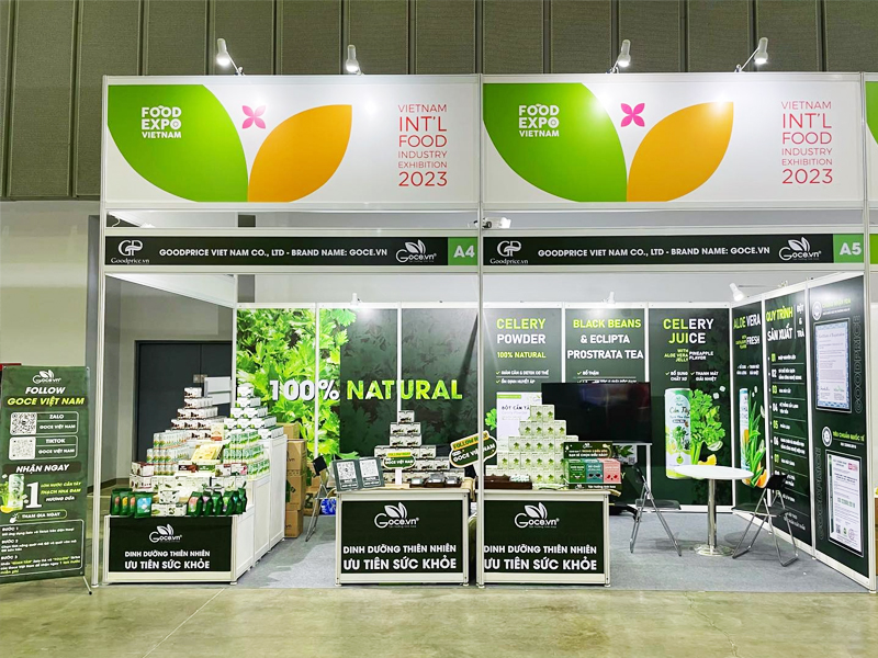 Food Expo Việt Nam 2023 - Goce Việt Nam tham dự triển lãm Quốc tế lớn nhất ngành công nghiệp thực phẩm 2023 