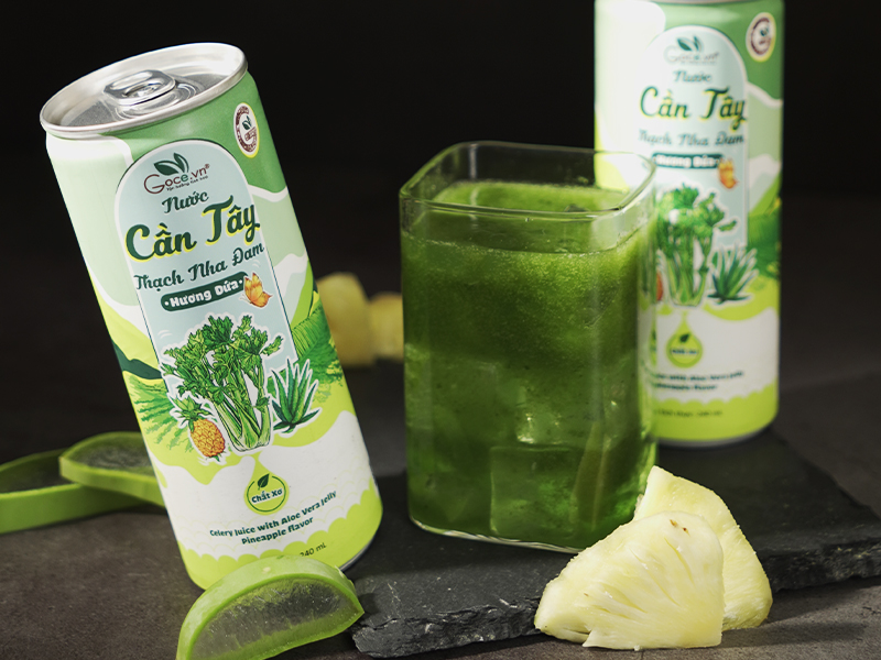 Nước Cần Tây Thạch Nha Đam Goce - Thiên nhiên, thanh mát & giải nhiệt 