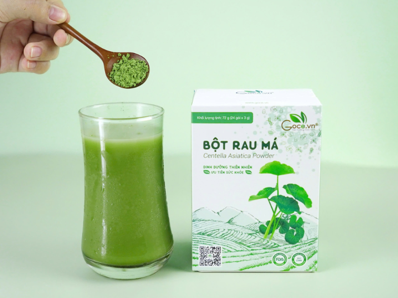 The production process of Goce Centella Asiatica Powder