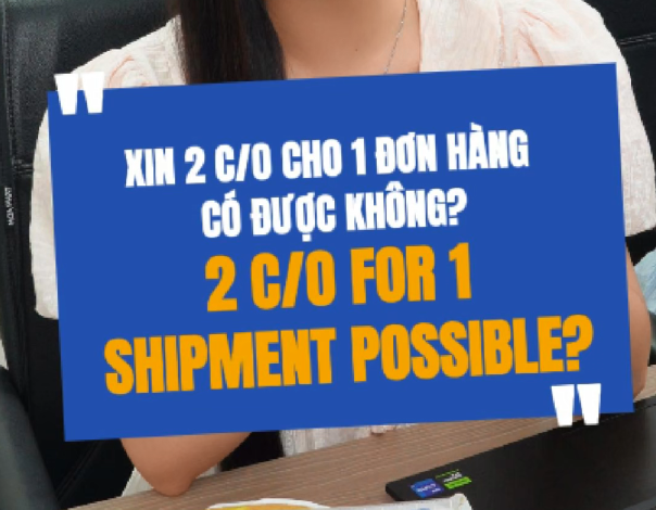 Do You Think It’s Possible to Apply for Two C/O Forms for One Export Shipment?