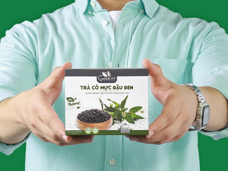 Trà Cỏ Mực Đậu Đen Goce - Cải thiện tình trạng nóng trong người