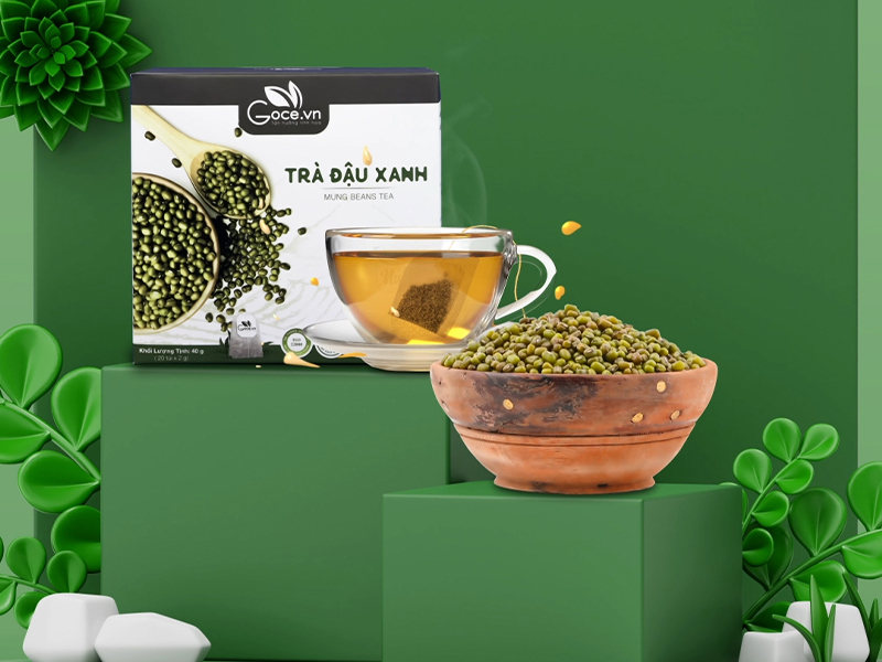 Trà Đậu Xanh Goce - Nguyên chất từ thiên nhiên 