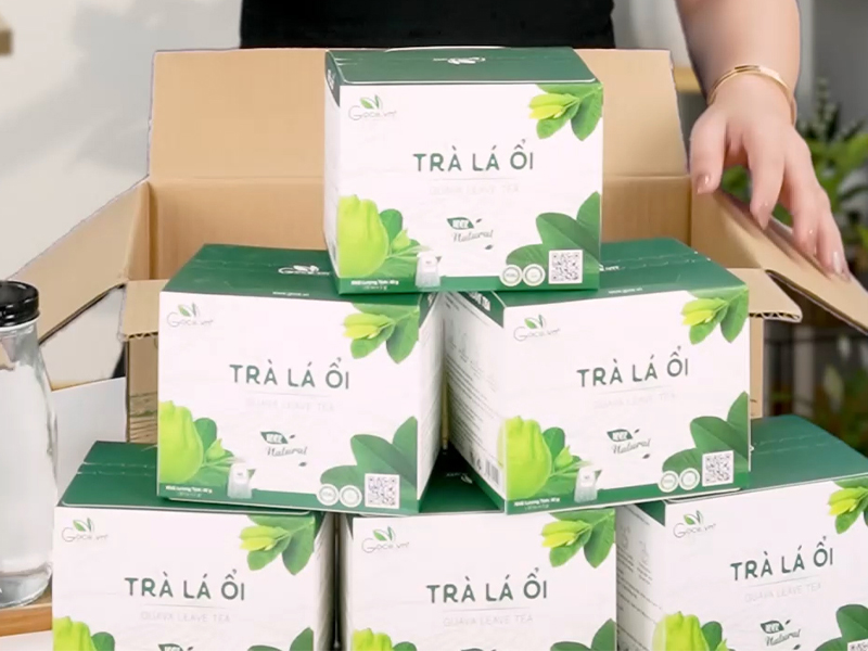 Trà Lá Ổi Goce - Làm quà tặng sức khỏe tặng ba mẹ