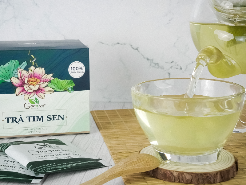 Goce Lotus Heart Tea -  A drink that helps you sleep deeper and better