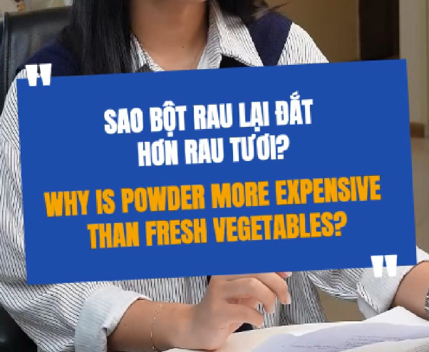 Why Is Vegetable Powder More Expensive Than Fresh Vegetables?
