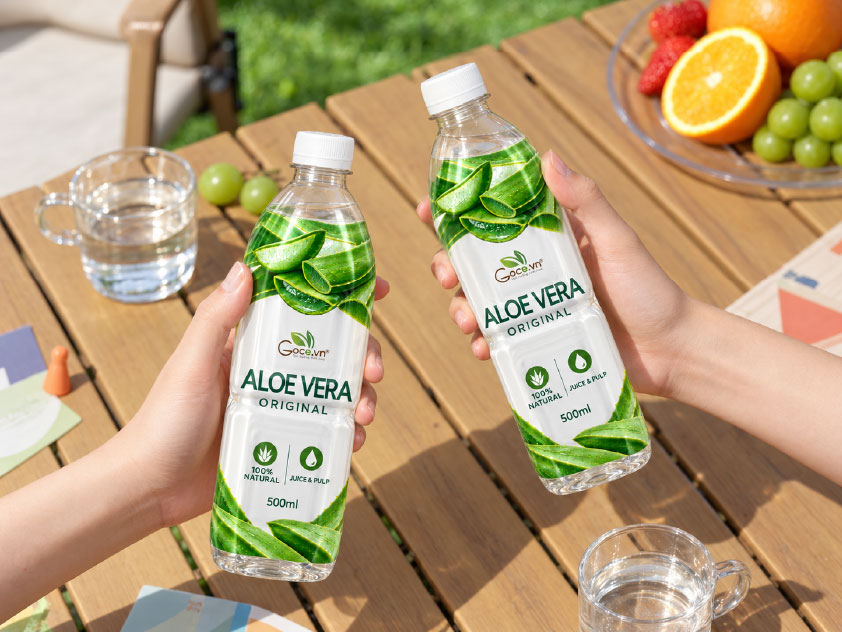 Nước nha đam đường ph&egrave;n vị nguy&ecirc;n bản 500ml - Goodprice Việt Nam cung cấp giải ph&aacute;p OEM/Private Label theo y&ecirc;u cầu