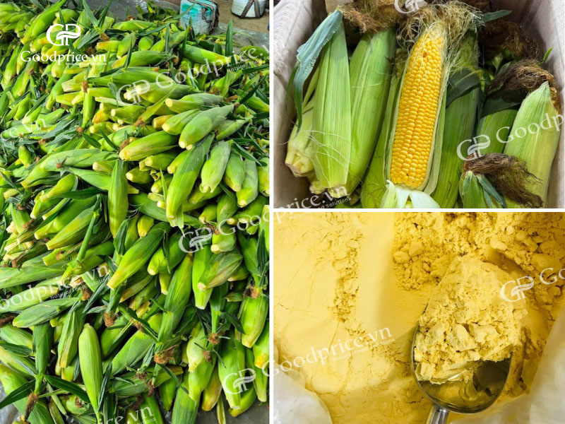 Bột bắp v&agrave;ng nguy&ecirc;n chất Goodprice Việt Nam