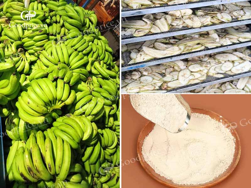 Bột chuối xanh nguy&ecirc;n chất Goodprice Việt Nam