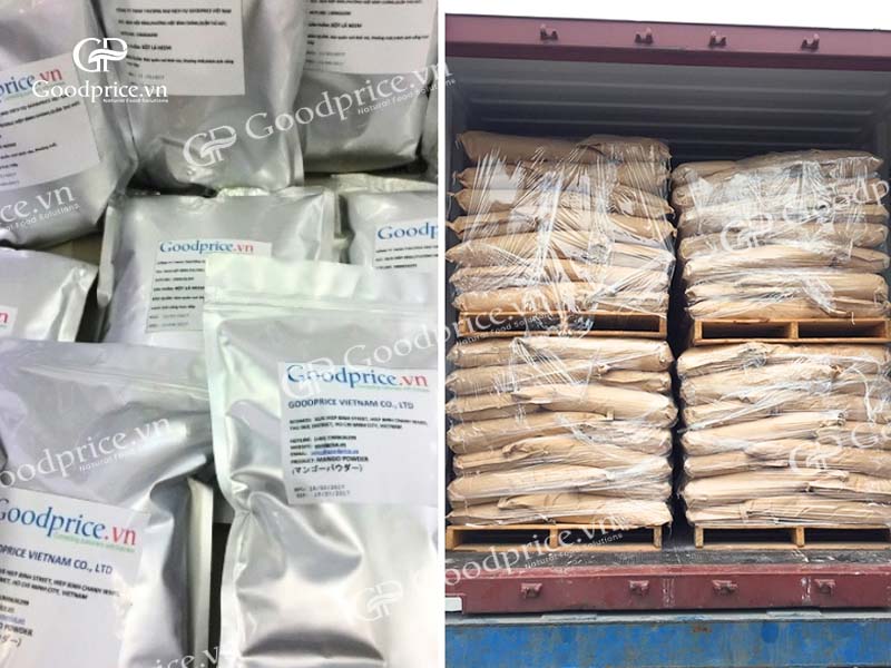 Quy c&aacute;ch đ&oacute;ng g&oacute;i bột diếp c&aacute; tại Goodprice