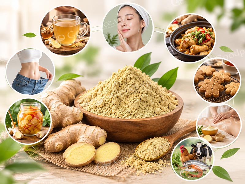 Applications and Nutritional Value of Ginger Powder
