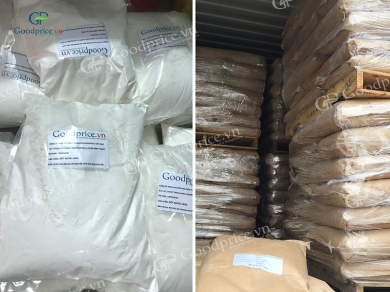 Quy c&aacute;ch đ&oacute;ng g&oacute;i bột khoai lang trắng Goodprice Việt Nam