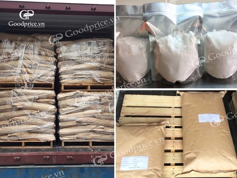 Quy c&aacute;ch đ&oacute;ng g&oacute;i bột nếp tại Goodprice