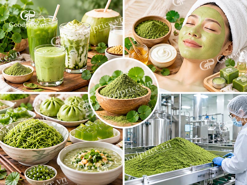 Ứng dụng thực tế của bột rau m&aacute;