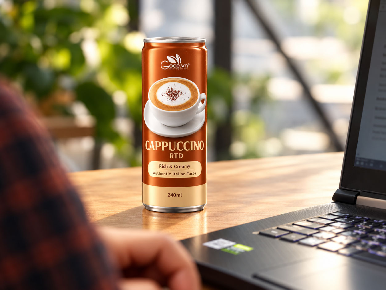 C&agrave; ph&ecirc; cappuccino Việt Nam - Giải ph&aacute;p OEM/Private Label theo y&ecirc;u cầu