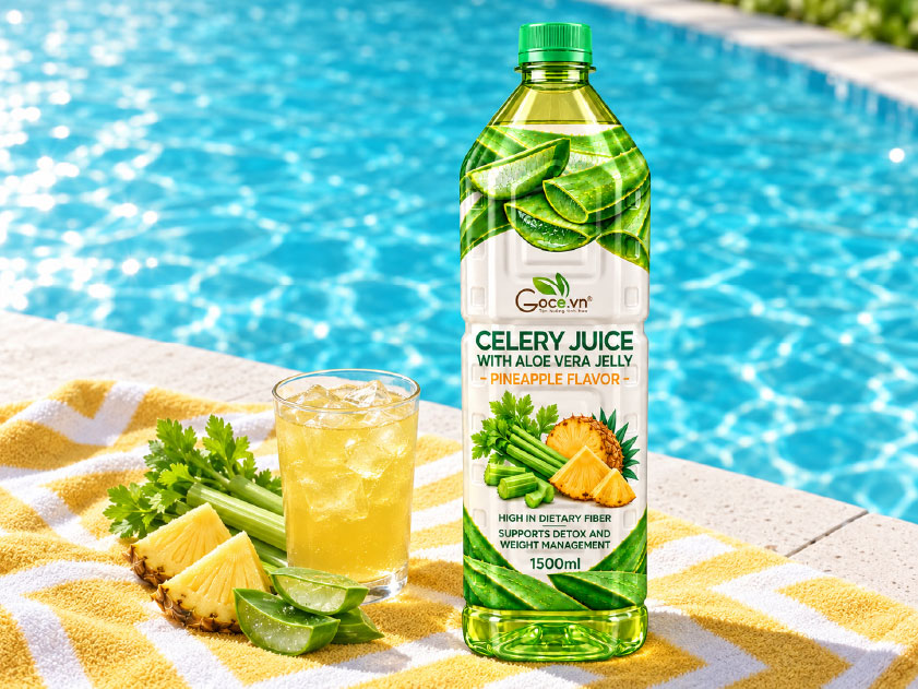 Celery aloe vera drink - Goodprice Vietnam provides customized OEM/Private Label solutions.
