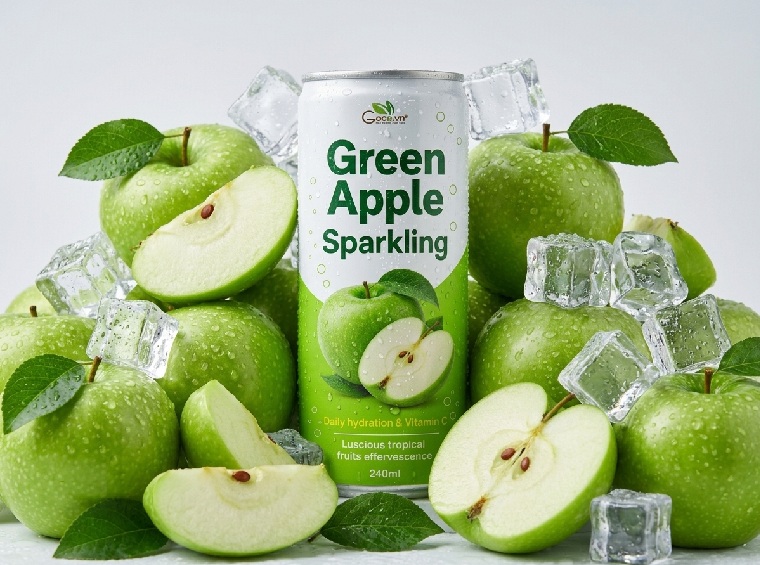 Green apple sparkling drink by Goodprice Vietnam Co., Ltd