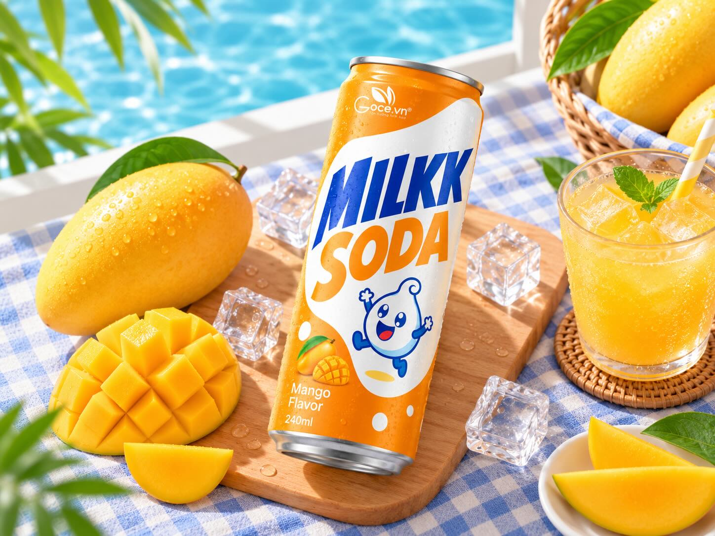 Mango milk soda -  Goodprice Vietnam provides customized OEM/Private Label solutions