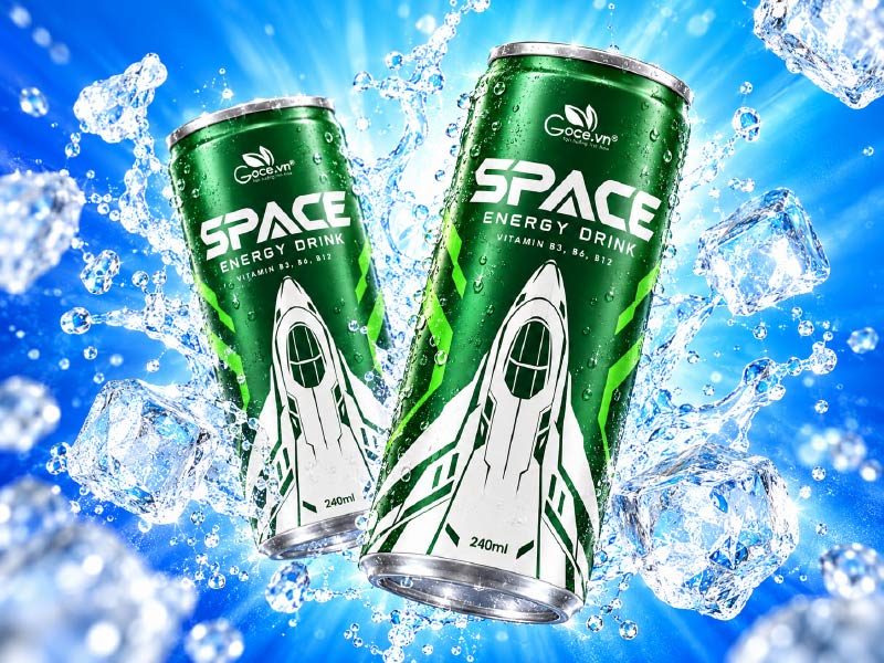 Space energy drink 240ml - Goodprice Vietnam provides customized OEM/Private Label solutions.