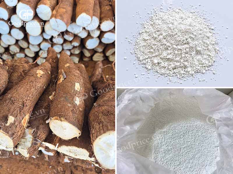 Tinh bột khoai m&igrave; dạng hạt chi&ecirc;n g&agrave;