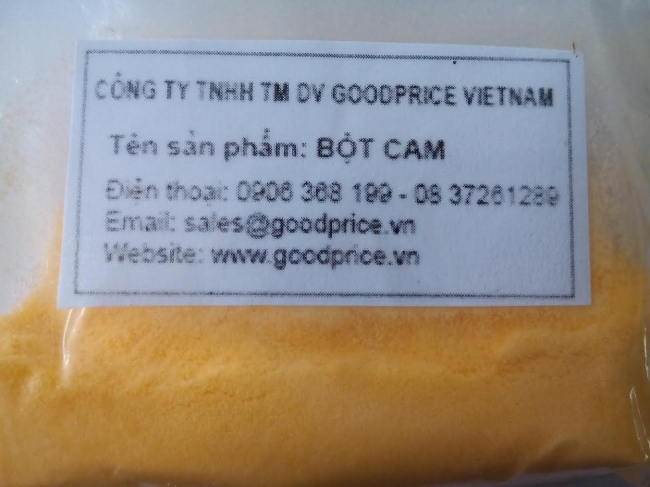 bột cam