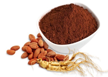 Ginseng cocoa powder is a healthy product