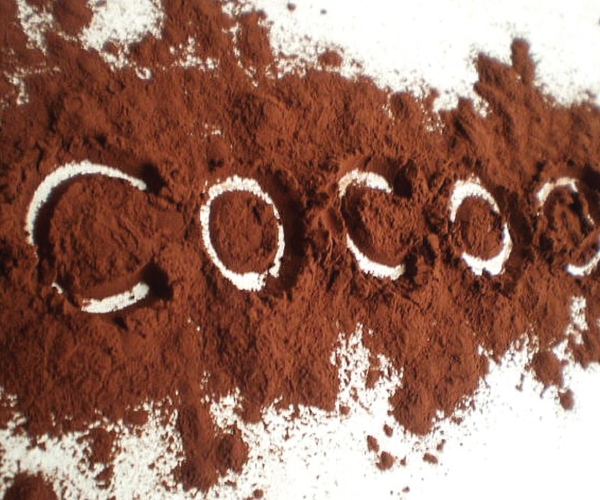 Imported cocoa powder is most widely used today