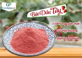 Pure strawberry powder is trusted for domestic use and export