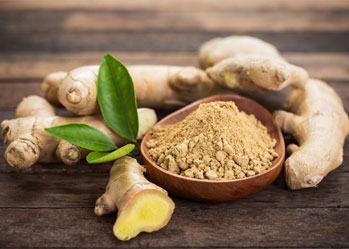 Herbal ginger powder from nature