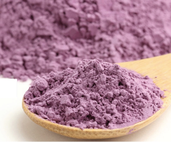 Purple sweet potato powder with GOLD ingredients for making nutritious dishes