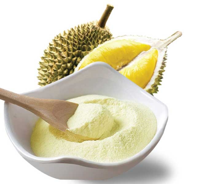 Pure durian powder meets export standards