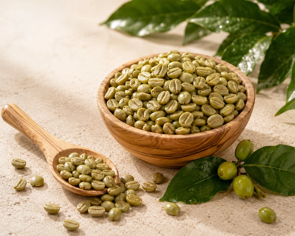 Green & Roasted Coffee Beans