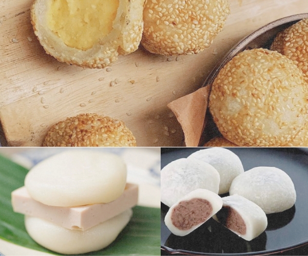 Các loại bánh từ bột nếp ngon dễ làm