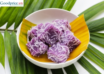 Cách làm bánh từ bột khoai lang tím 