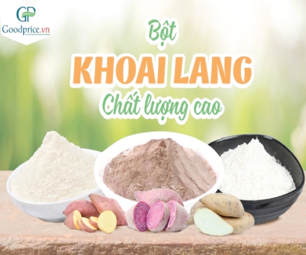 Công dụng của bột khoai lang tốt cho cơ thể