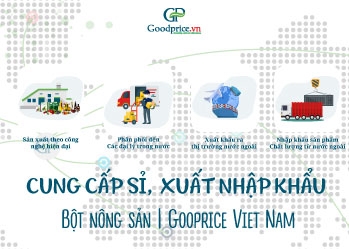 Cung cấp sỉ, xuất nhập khẩu bột nông sản |Gooprice Viet Nam