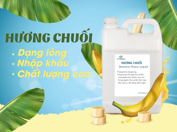 Hương chuối thực phẩm chế biến các món ngon