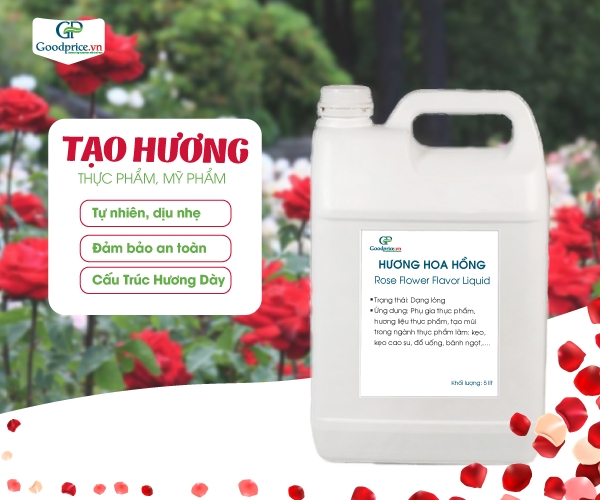 Hương hoa hồng hương thực phẩm nhập khẩu chất lượng