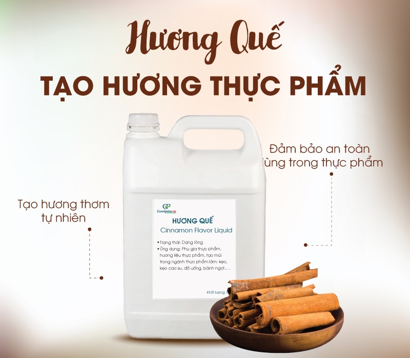 Hương quế dạng lỏng - Hương thực phẩm cao cấp