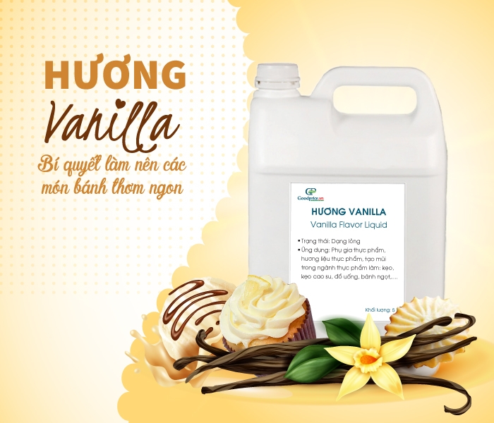 Hương vanilla chiết xuất tự nhiên – Bí quyết làm bánh thơm ngon