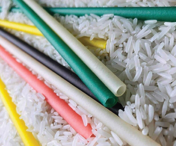 The production process of rice straws protects the environment