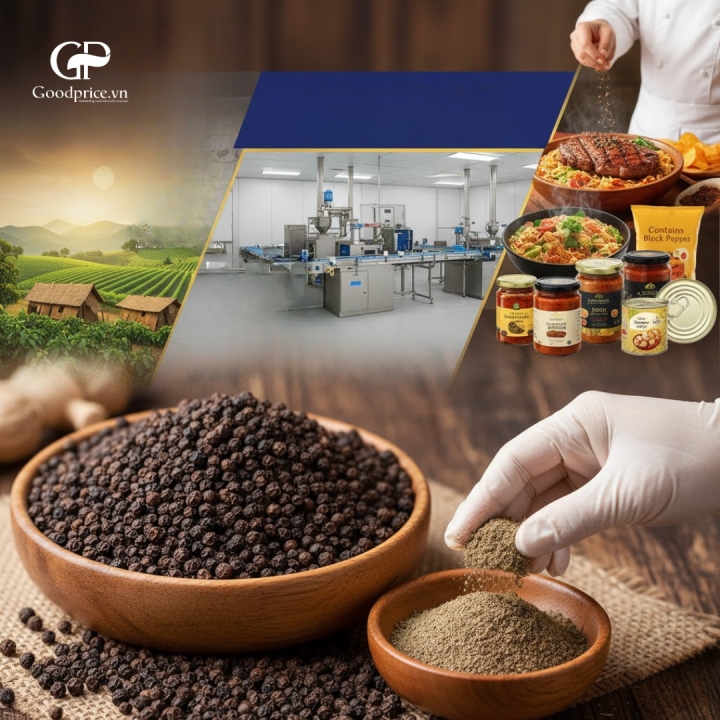 OPTIMIZING THE F&B SUPPLY CHAIN: BUSINESSES AND BLACK PEPPER POWDER